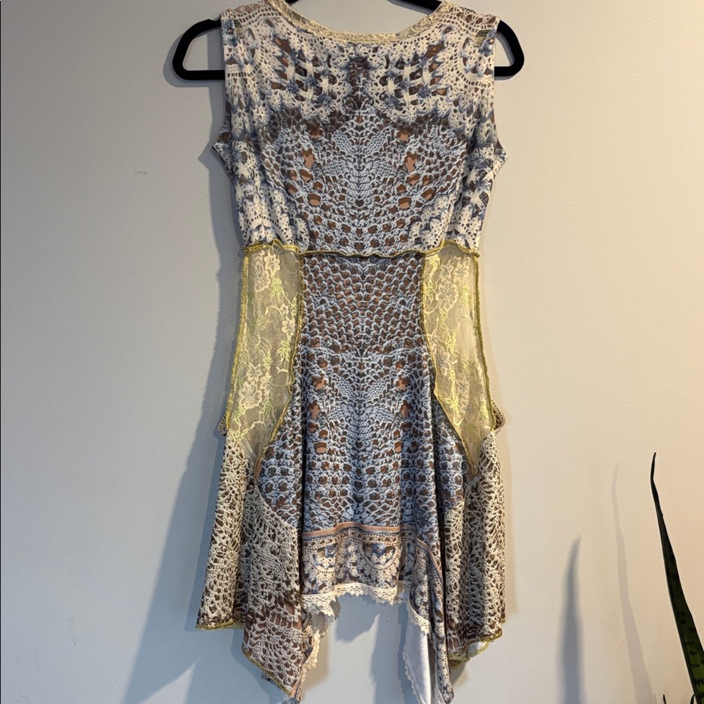 IPNG Tunic Crotchet Printed Lace